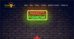 Desktop Screenshot of mariosfishbowl.com